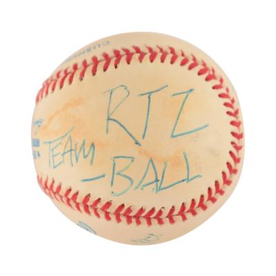 Lot #8294 Boston: Sib Hashian's RTZ Signed Baseball - Image 5