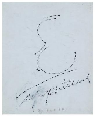Lot #8040 Alfred Hitchcock Signed Photograph (Taken and Initialed by Andy Warhol) and Typed Letter Signed - Image 2