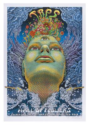 Lot #8450 The Rock Poster Society 20th Anniversary Festival Print Signed by Emek