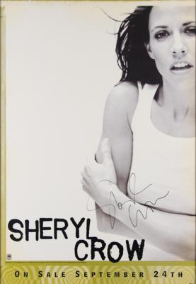 Lot #8444 Sheryl Crow Signed Poster