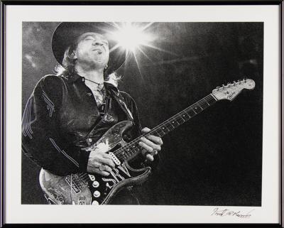 Lot #8422 Stevie Ray Vaughan Photographic Print by Robert M. Knight  - Image 2
