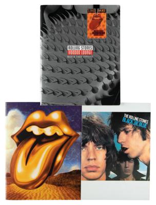 Lot #8134 Rolling Stones (3) Tour Programs