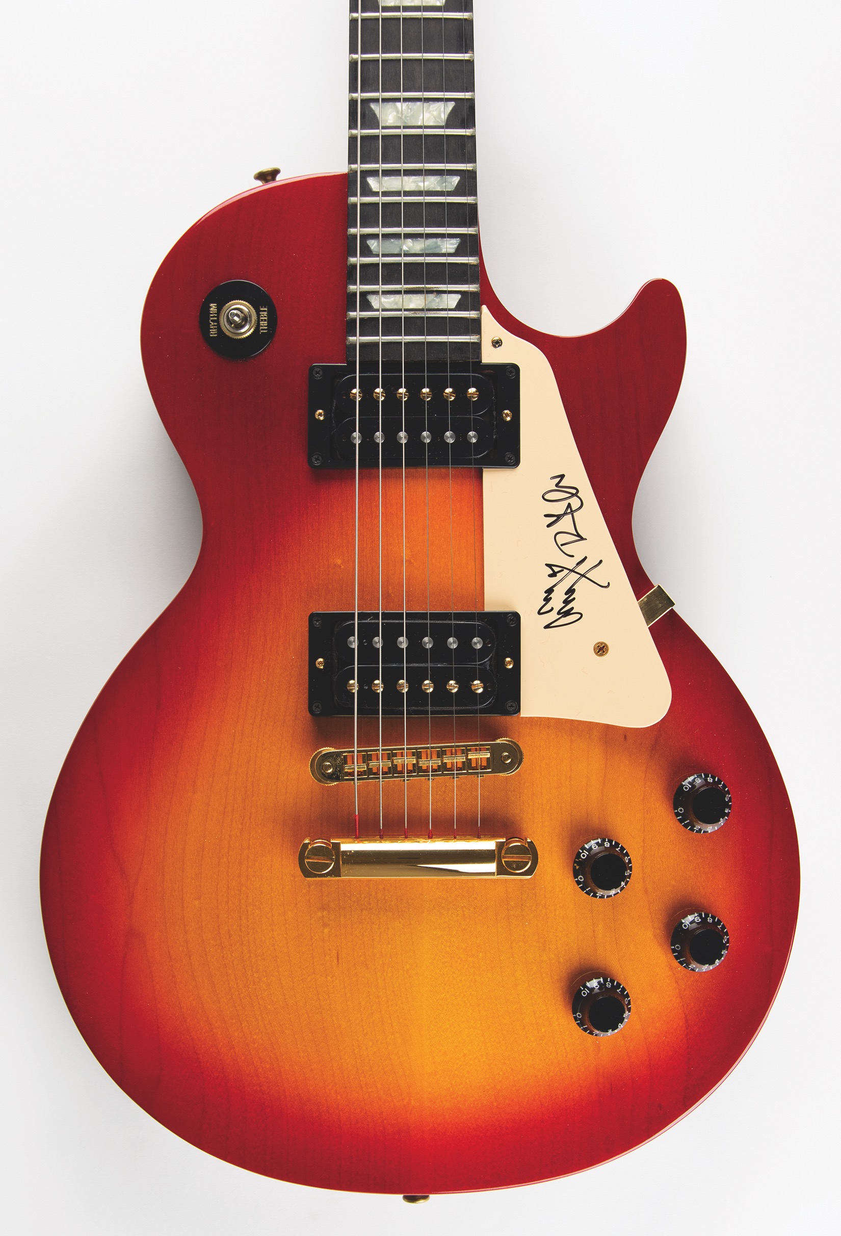 Lot #8162 Jimmy Page and Robert Plant Signed Limited Edition Gibson Les Paul Electric Guitar - Image 3
