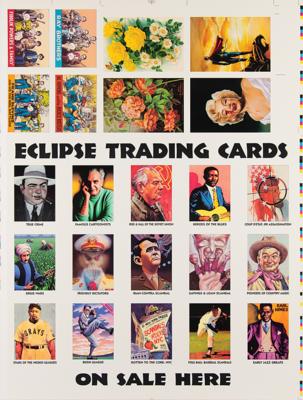 Lot #8192 Robert Crumb Trading Card Proof Sheets - Image 5