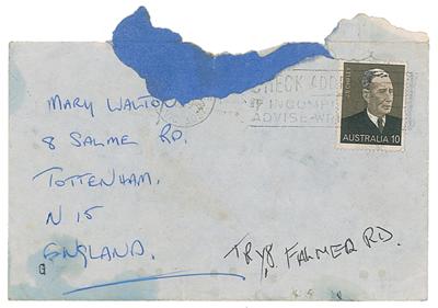 Lot #8257 AC/DC: Bon Scott Autograph Letter Signed - Image 3