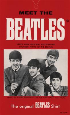Lot #8082 Beatles Promo Card - Image 1