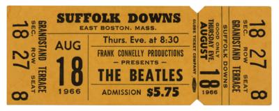 Lot #8083 Beatles 1966 Suffolk Downs Concert Ticket - Image 1