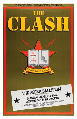 Lot #8361 The Clash 1982 Agora Ballroom Concert Poster