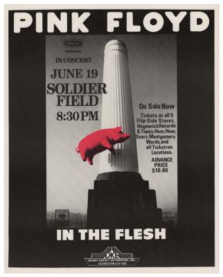 Lot #8178 Pink Floyd 1977 Soldier Field Concert Poster