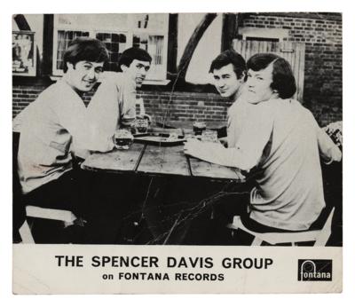 Lot #8235 Spencer Davis Group Signed Promotional Card - Image 2