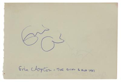 Lot #8303 Eric Clapton Signature