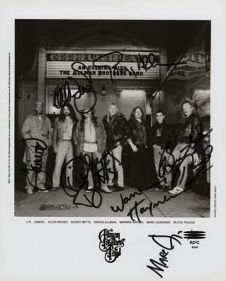 Lot #8278 Allman Brothers Signed Photograph - Image 1