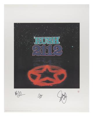 Lot #8271 Rush Signed Lithograph