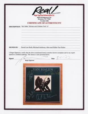 Lot #8273 Van Halen Signed Album - Image 2