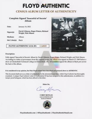 Lot #8171 Pink Floyd Signed Album - Image 5