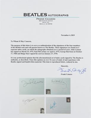 Lot #8053 Beatles Signatures - Image 2