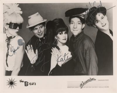 Lot #8382 B-52's Signed Photograph
