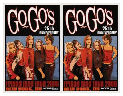 Lot #8398 The Go-Go's (2) Signed Posters - Image 1