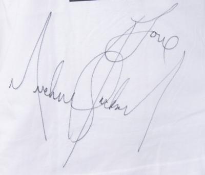 Lot #8373 Michael Jackson Signed T-Shirt - Image 2