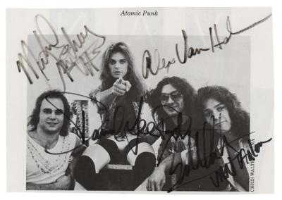 Lot #8275 Van Halen Signed Photograph