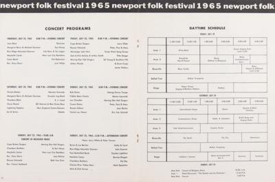 Lot #8017 Bob Dylan: 1965 Newport Folk Festival Archive - Image 4