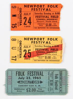 Lot #8017 Bob Dylan: 1965 Newport Folk Festival Archive - Image 8