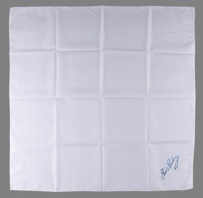 Lot #8208 Elvis Presley 1975 'Square Corner Signature' Scarf (Attested as Stage-Worn) - Image 1