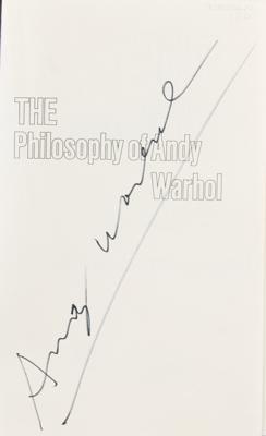 Lot #8042 Andy Warhol Signed Book - Image 2