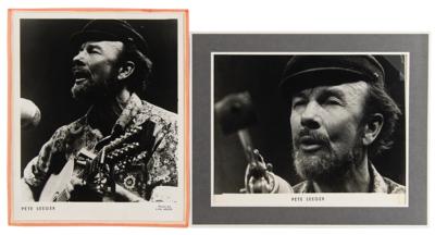 Lot #8226 Pete Seeger Archive: (2) Signed Letters and (74) Negatives - Image 2
