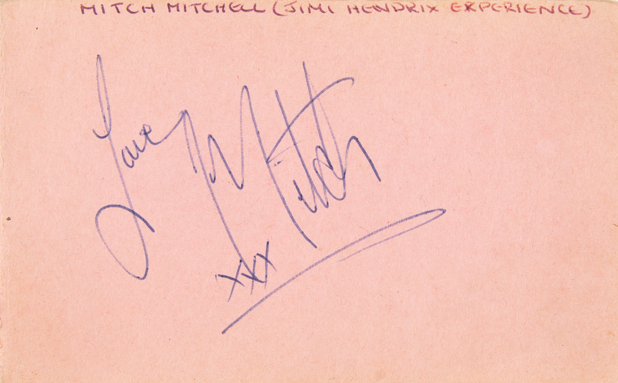 Lot #8109 Jimi Hendrix Experience Signatures - Image 3