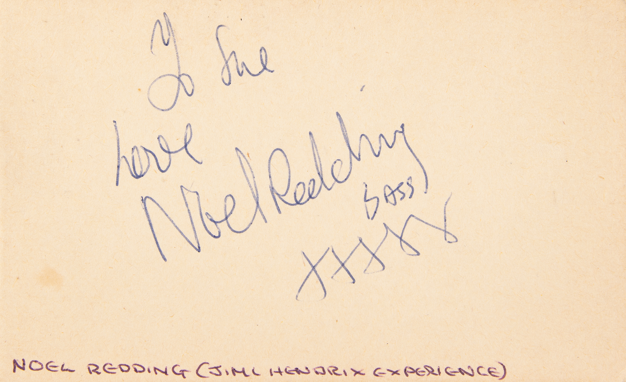 Lot #8109 Jimi Hendrix Experience Signatures - Image 4