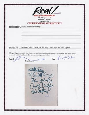 Lot #8229 The Yardbirds Signatures including Eric Clapton - Image 2
