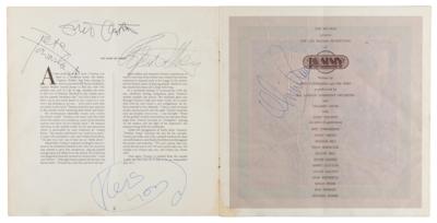Lot #8138 The Who and Eric Clapton Signed Program for 'Tommy'