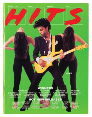 Lot #8436 Prince's Personally-Owned 1991 HITS Magazine - Image 1