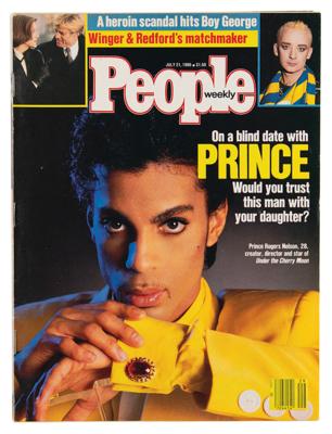 Lot #8437 Prince's Personally-Owned 1986 People Magazine - Image 1
