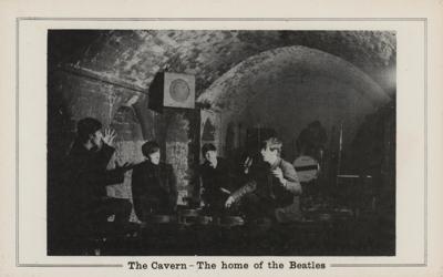 Lot #8084 Beatles 1963 Cavern Club Promo Card