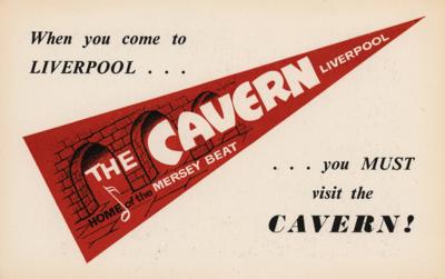Lot #8084 Beatles 1963 Cavern Club Promo Card - Image 2