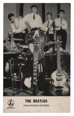 Lot #8085 Beatles 1962 Parlophone Records Promo Card - Image 1