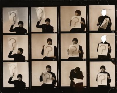 Lot #8072 Paul McCartney 1966 'Butcher Cover' Outtakes Contact Sheet - Image 1