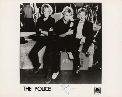 Lot #8345 The Police: Sting Signed Photograph - Image 1
