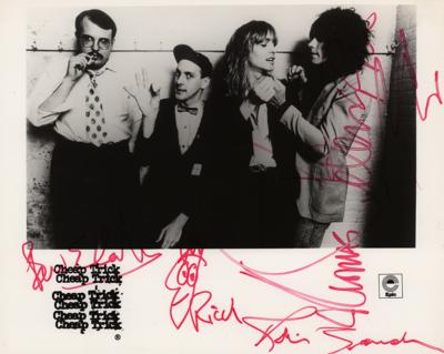 Lot #8301 Cheap Trick Signed Photograph - Image 1