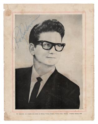 Lot #8247 Roy Orbison Signed Photograph
