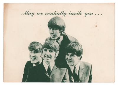 Lot #8052 Beatles 1964 Paramount Theatre Charity Concert Invitation: 'An Evening With The Beatles' - Image 1