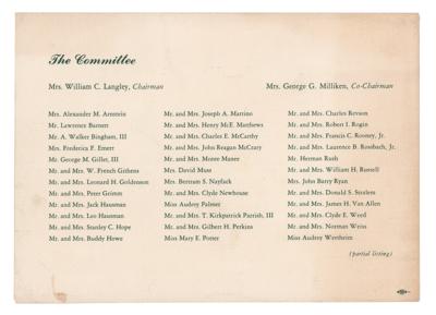 Lot #8052 Beatles 1964 Paramount Theatre Charity Concert Invitation: 'An Evening With The Beatles' - Image 3