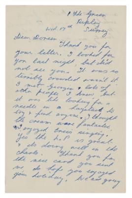 Lot #8305 Eric Clapton: Patricia Clapton Autograph Letter Signed - Image 1