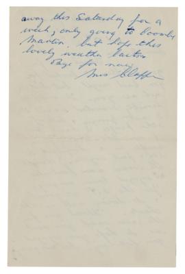 Lot #8305 Eric Clapton: Patricia Clapton Autograph Letter Signed - Image 2