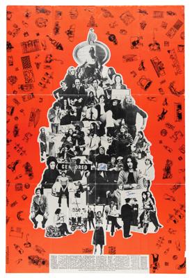 Lot #8075 Apple Records 1970 Christmas Poster