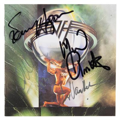 Lot #8276 Van Halen Signed CD