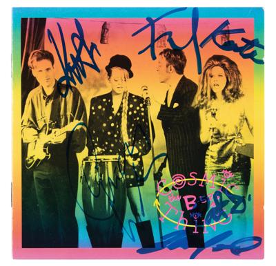 Lot #8381 The B-52's Signed CD - Image 1