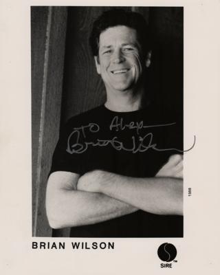Lot #8232 Beach Boys: Brian Wilson Signed Photograph - Image 1
